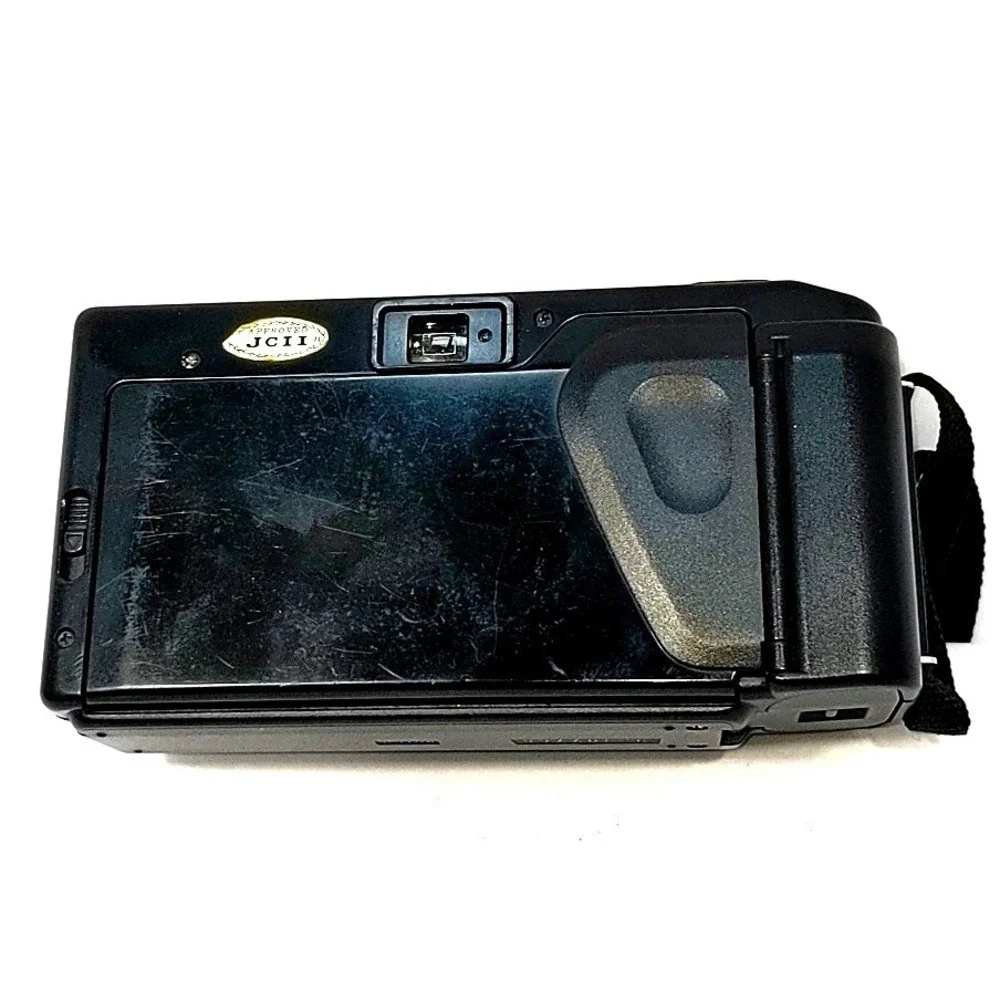 VTG 1987 Minolta Freedom Dual 35mm Film Camera AF Point & Shoot Black AF-DL Rare